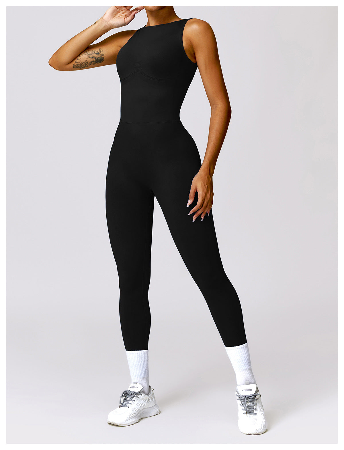 Tight Back Yoga Jumpsuit Sports Fitness Hollow Hip Lifting Yoga Jumpsuit Women