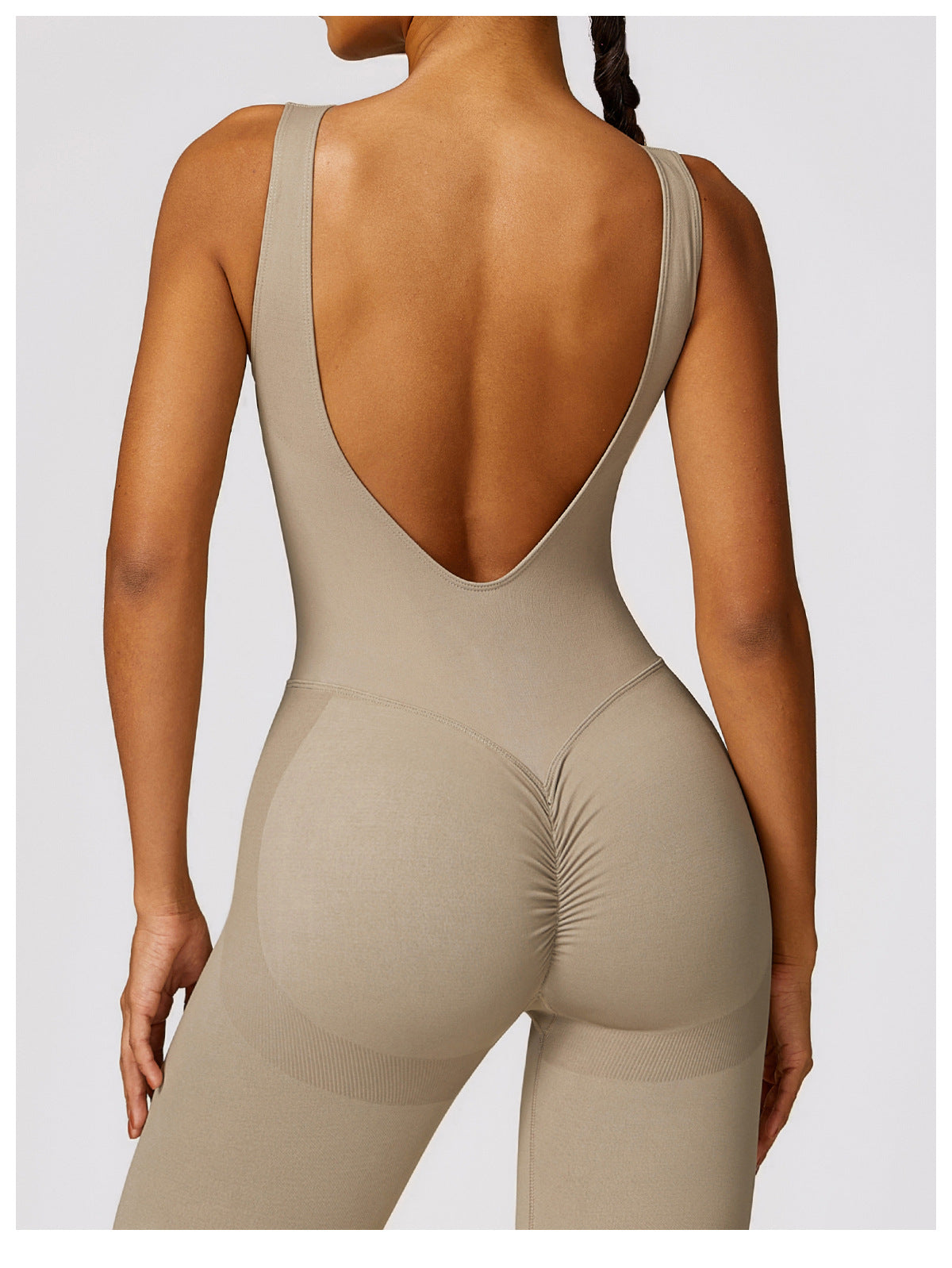 Tight Back Yoga Jumpsuit Sports Fitness Hollow Hip Lifting Yoga Jumpsuit Women