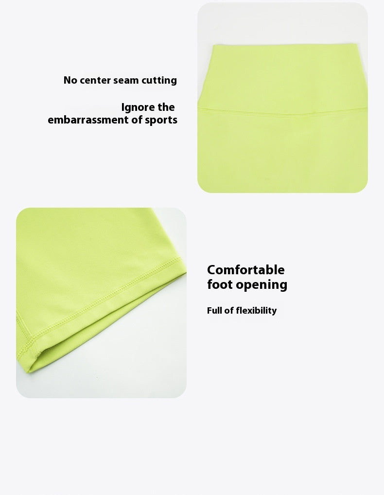 Four-point Yoga Shorts Summer High Waist Seamless Fitness Exercise Tight Cycling