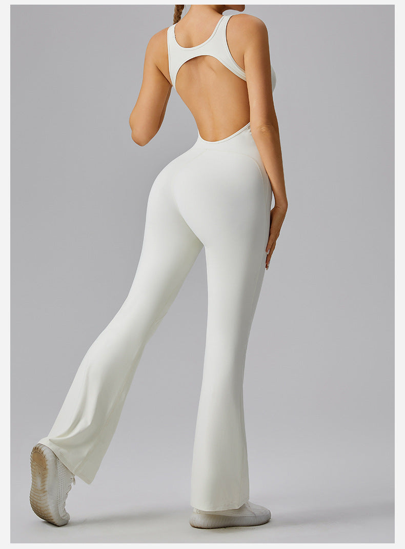 European And American Backless Sleeveless Jumpsuit Women