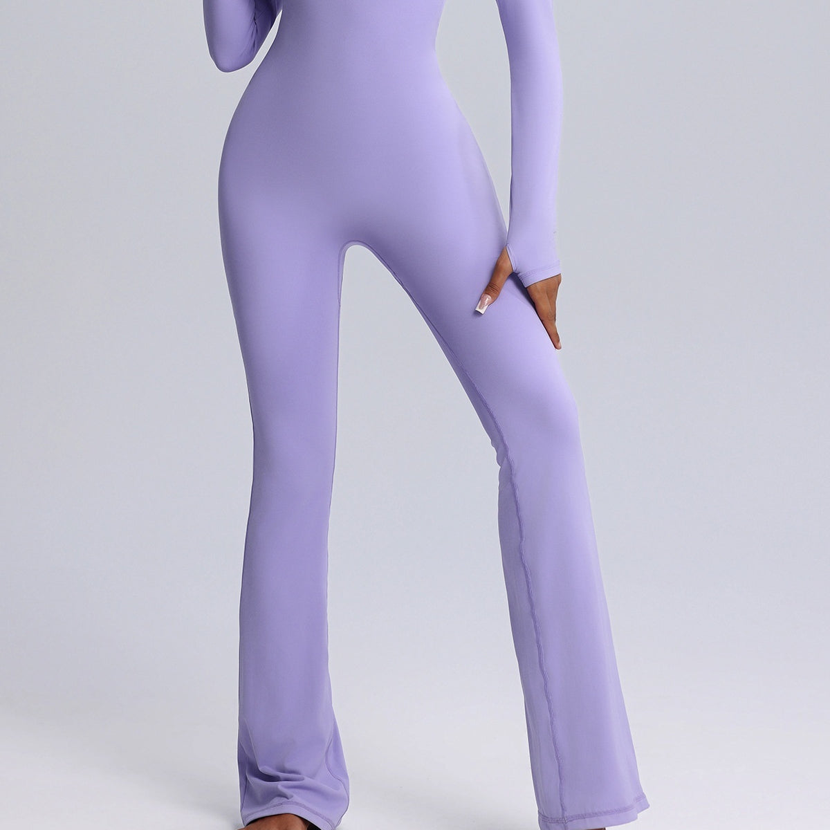 Women's Long Sleeve Yoga Jumpsuit High Elastic Breathability