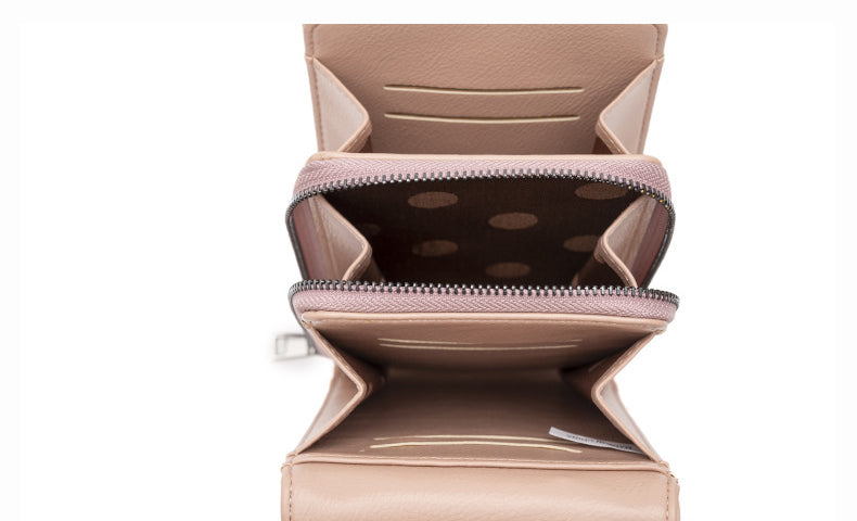 Rivet Design Shoulder Bags Mobile Phone Handbag Solid Color Crossbody Bags Women
