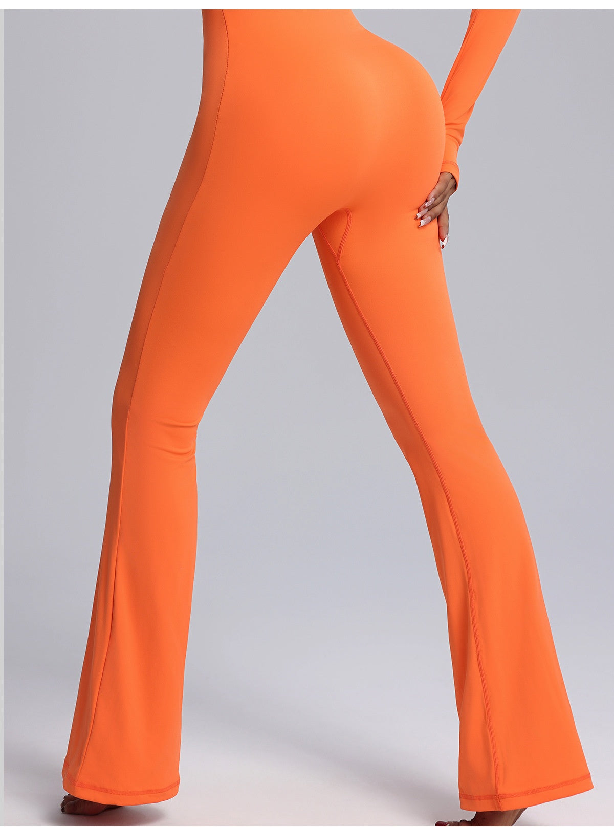 Women's Long Sleeve Yoga Jumpsuit High Elastic Breathability