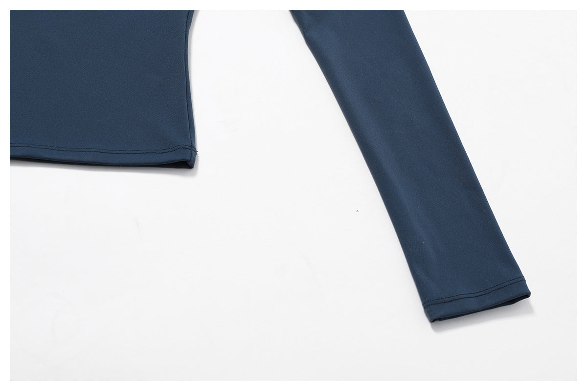Tight-fitting Brushed Yoga Suit Quick-drying Fitness Clothes Fitness Long Sleeve Tracksuits Sports Suit Gym Top High Waist Leggings Women Sets Yoga Set