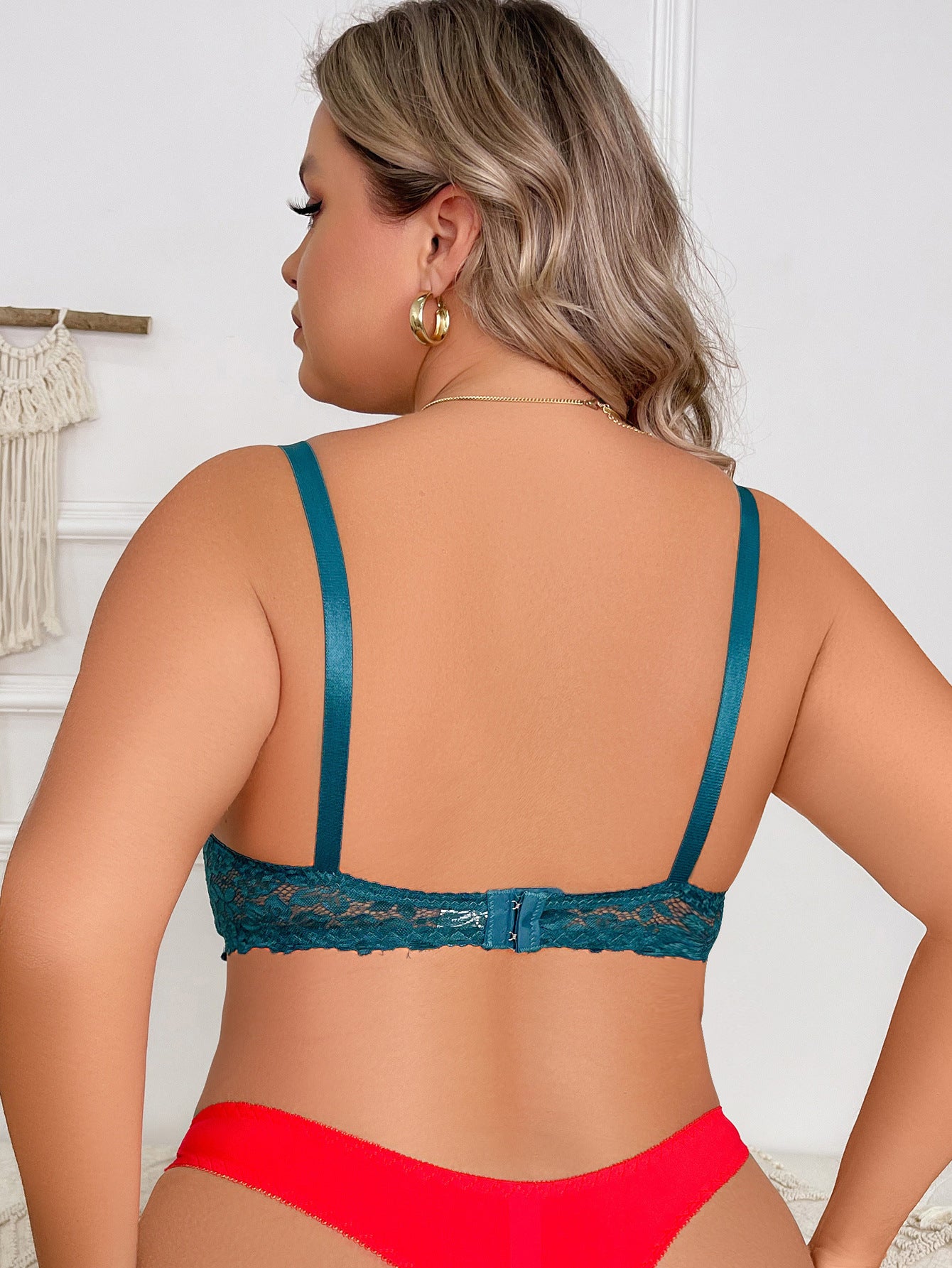 Plus Size Ultra Thin Summer Bra Comfortable Lace Lingerie