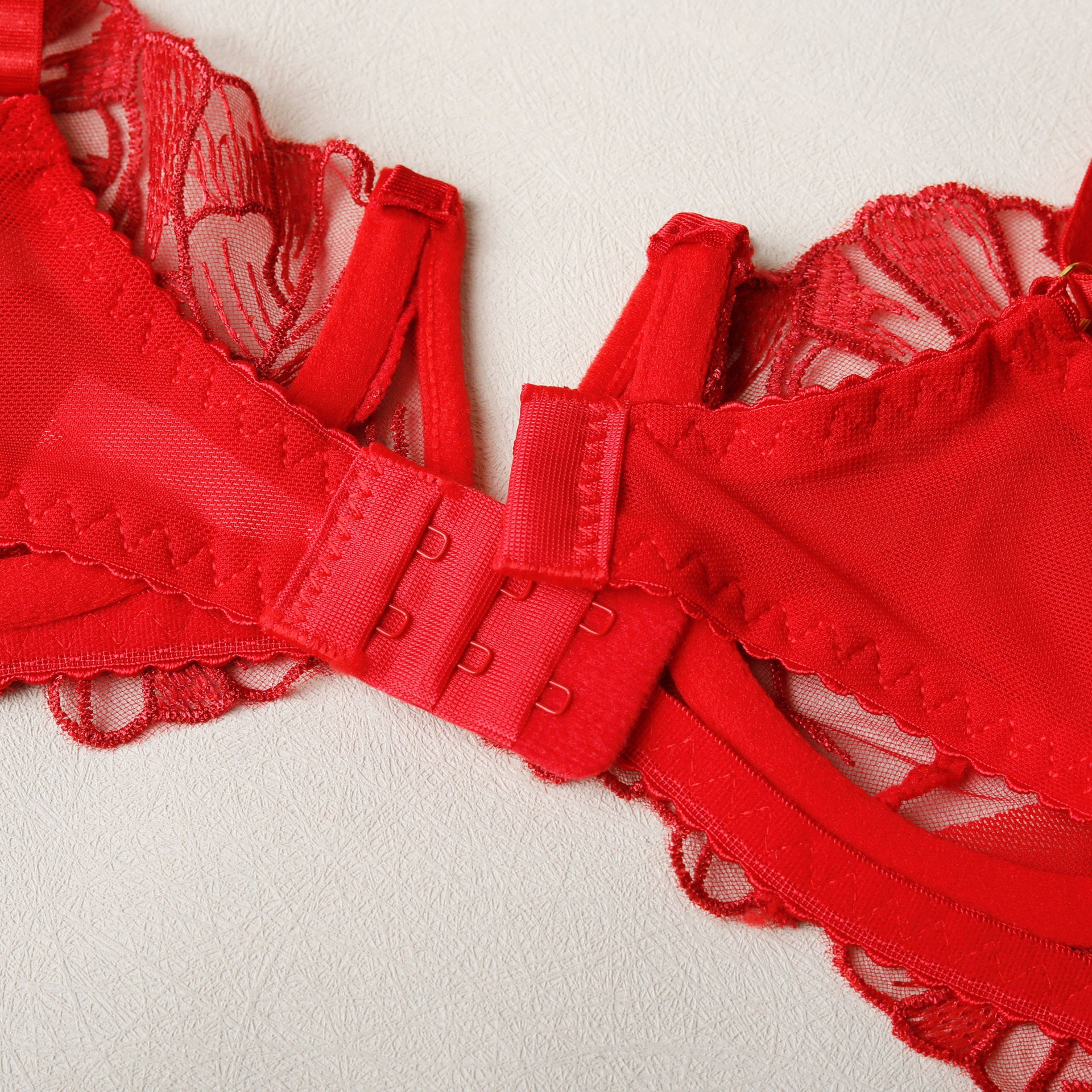 Embroidered Hollow-Out Bra Set Lingerie For Intimate Moments
