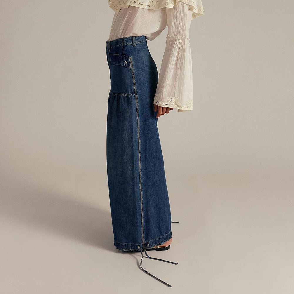 Casual Jeans For Women Loose Mid Waist Straight