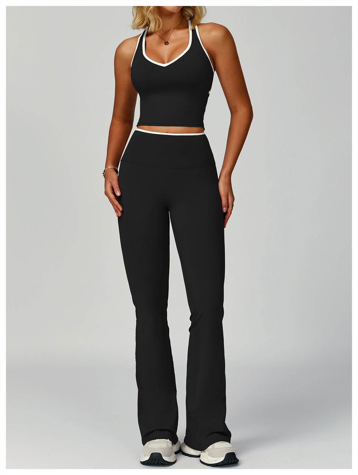 Women's Sports Suit Skinny Yoga Clothes Fitness Suit