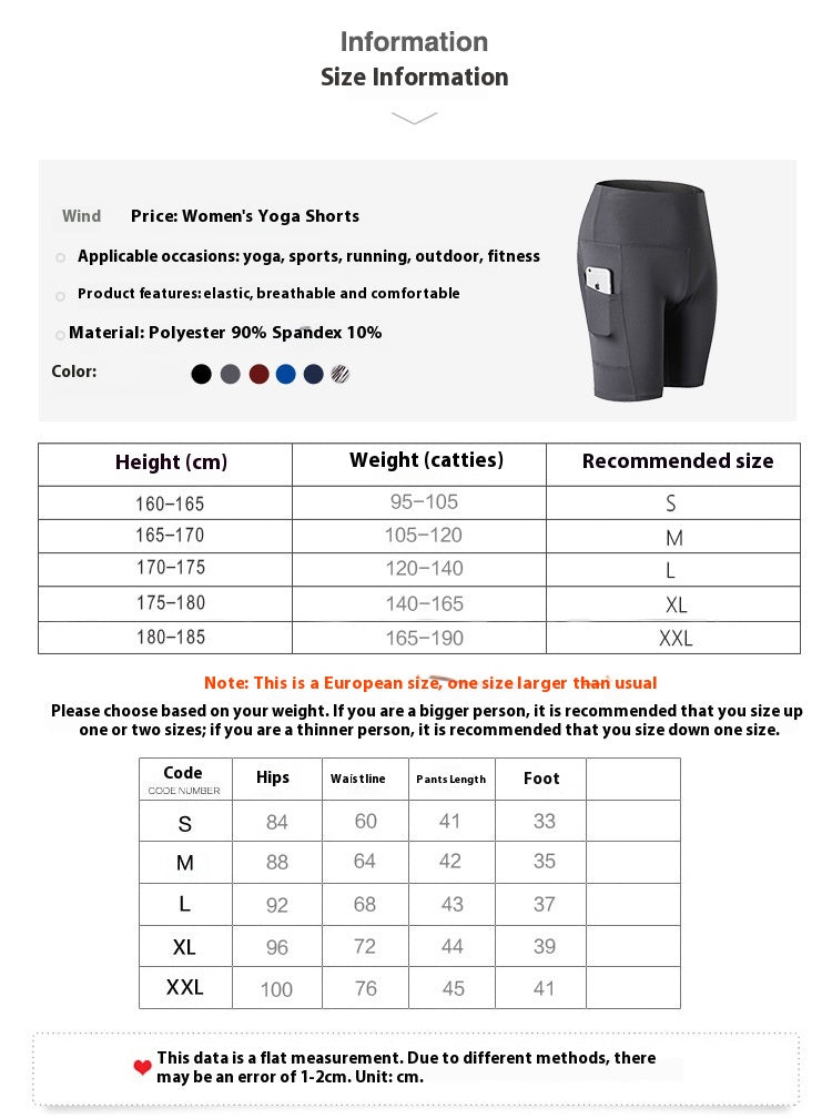 Women's High Waist Yoga Shorts Diagonal Pocket Running Training Quick-drying Tights Stretch Fitness