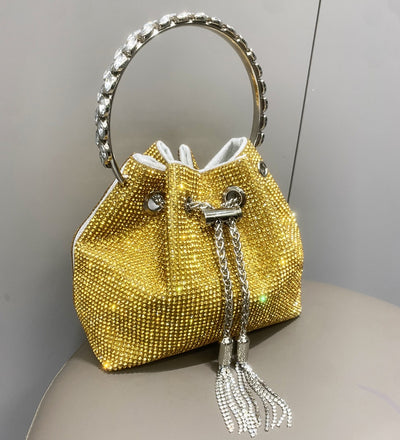 European And American Shiny Diamond Handbag For Women