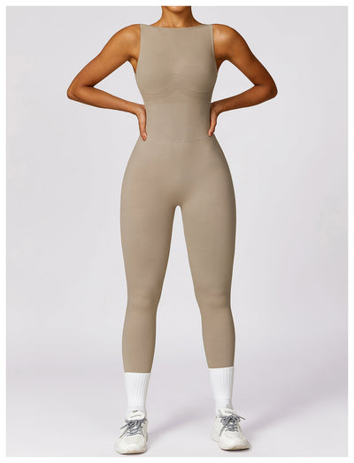 Tight Back Yoga Jumpsuit Sports Fitness Hollow Hip Lifting Yoga Jumpsuit Women