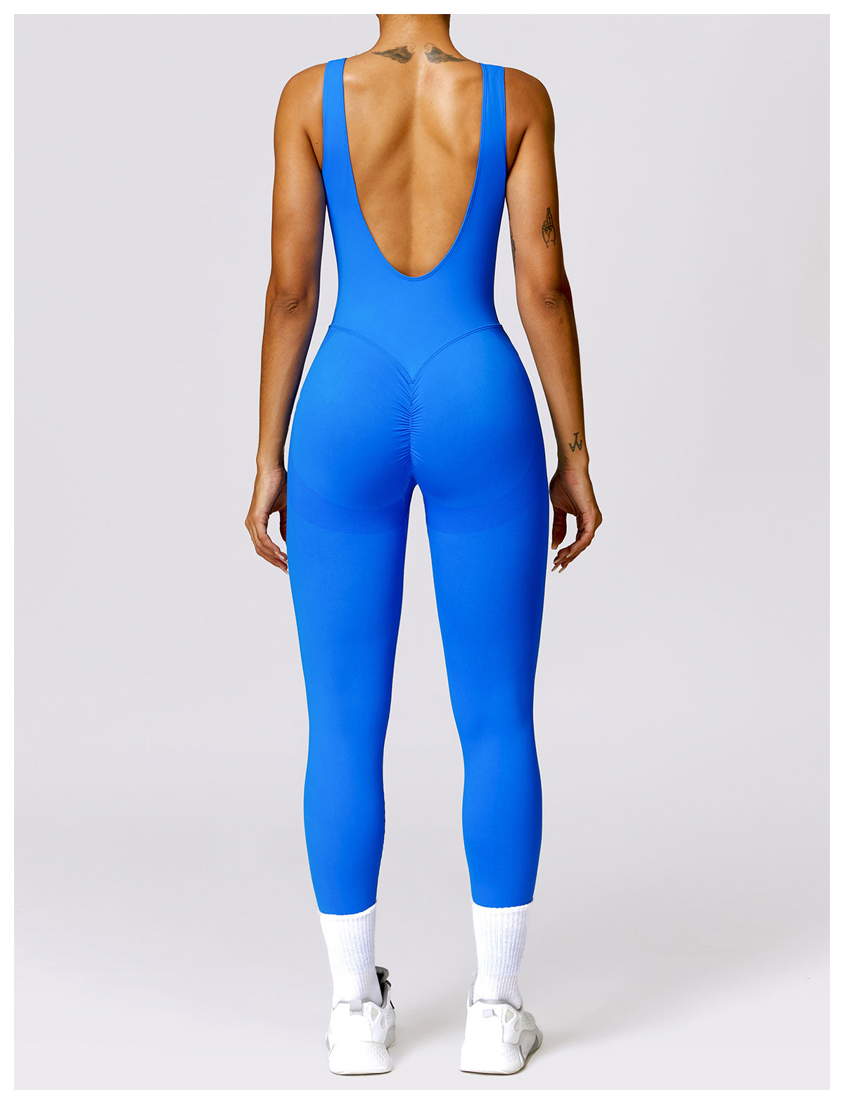 Tight Back Yoga Jumpsuit Sports Fitness Hollow Hip Lifting Yoga Jumpsuit Women