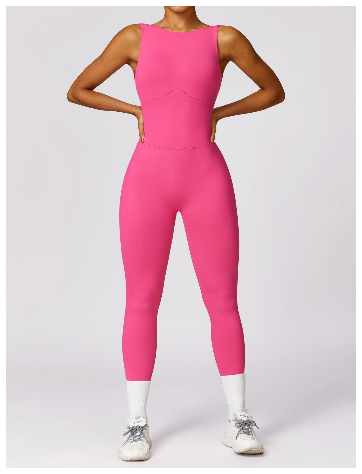 Tight Back Yoga Jumpsuit Sports Fitness Hollow Hip Lifting Yoga Jumpsuit Women
