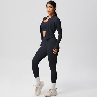 Outdoor Sports Tight-fitting Yoga Outfit Set
