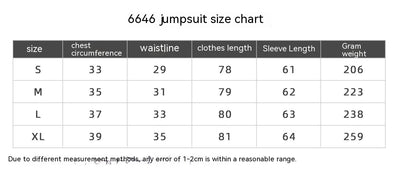 Women's Zipper Open Collar Tight High Elastic Jumpsuit