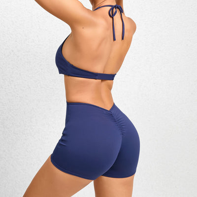 Tight Fitness Fake Two Pieces Yoga Jumpsuit