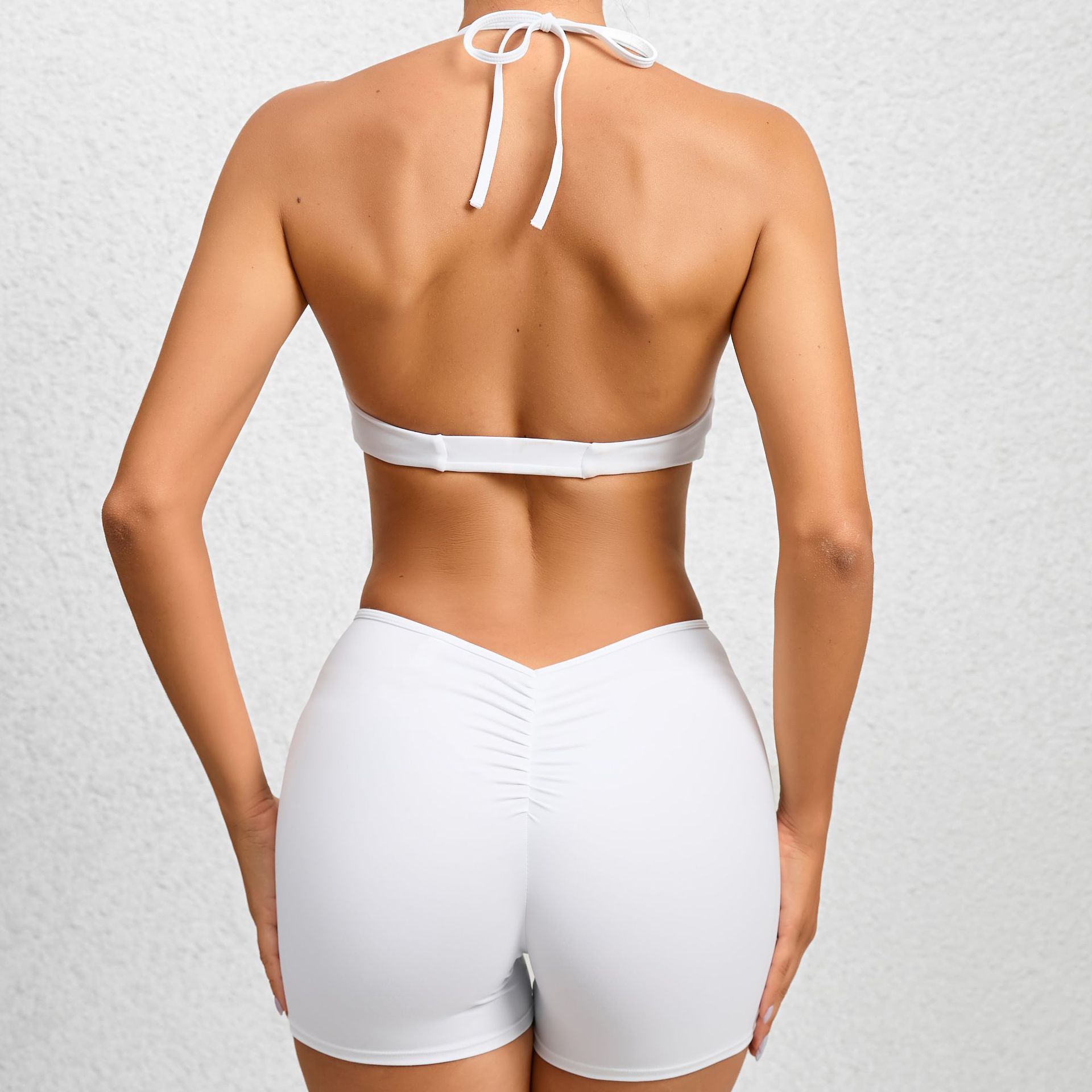 Tight Fitness Fake Two Pieces Yoga Jumpsuit
