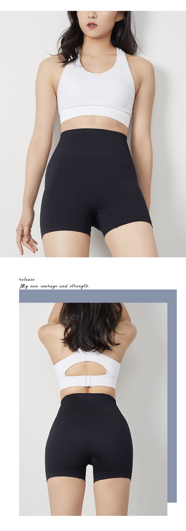 Tight Fitting Fitness Yoga Shorts For Women