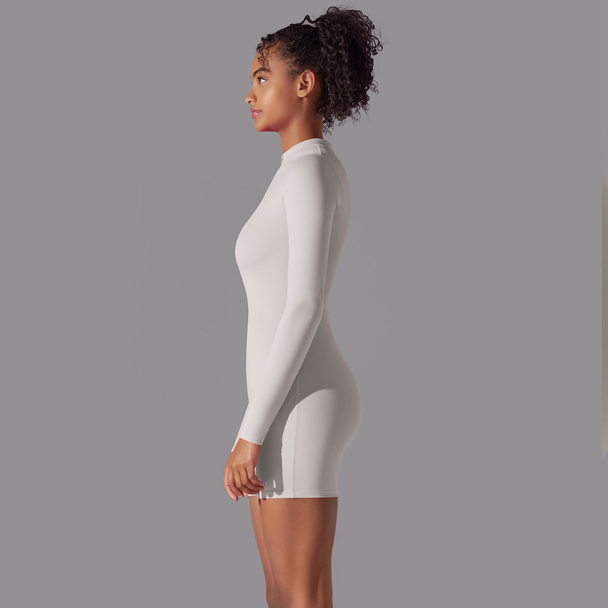 Long Sleeve One-piece Dance Fitness Sports Jumpsuit