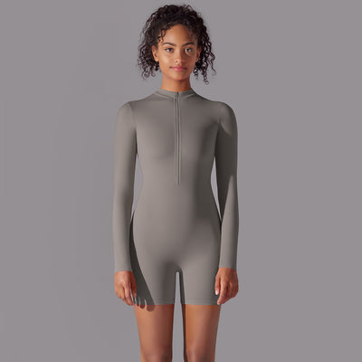 Long Sleeve One-piece Dance Fitness Sports Jumpsuit