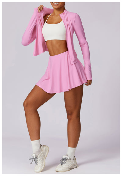Coat Quick-drying Ice Silk Cool Feeling Running Yoga Exercise Suit