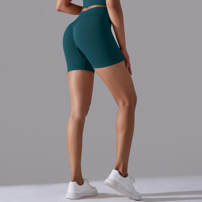 Hip Raise Skinny High Elastic Yoga Shorts
