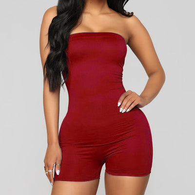 Women's Pullover Sleeveless Jumpsuit Multicolor