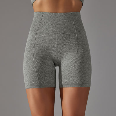 Seamless Yoga Shorts Peach Belly Contracting And Hip Lifting