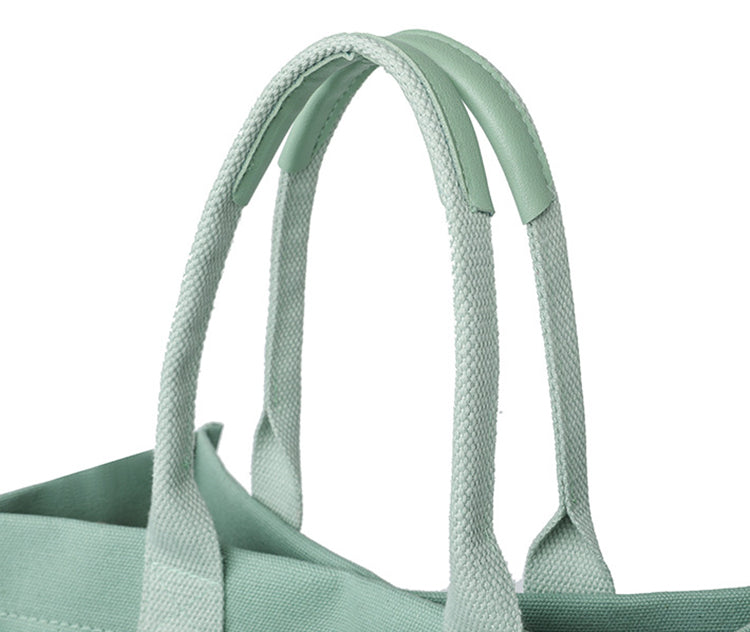 New Canvas Shoulder Bag Women Large Capacity Multi-pocket Handbags Casual Crossbody Shopper Bags For Students