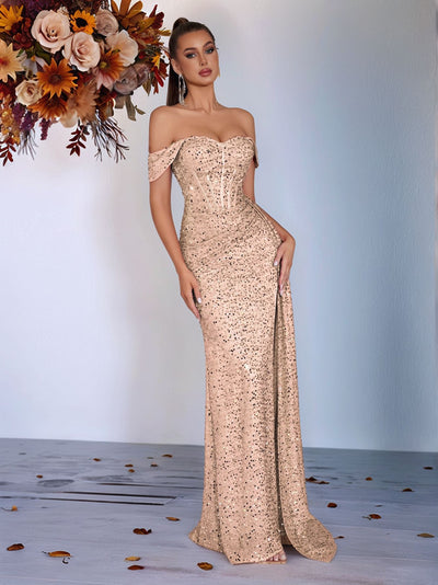 Best-selling Beaded Strapless Sexy Dress For Women