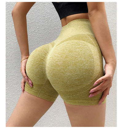 Fitness Yoga Shorts Pants Butt Lifting Seamless Leggings Women Gym