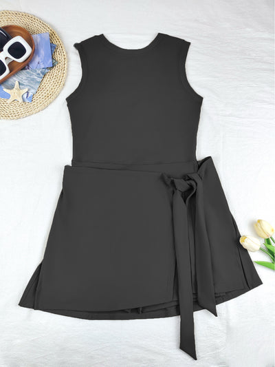 Fake Two-piece Anti-exposure Tight Exercise Fitness Yoga Tennis Skirt Sport Dress