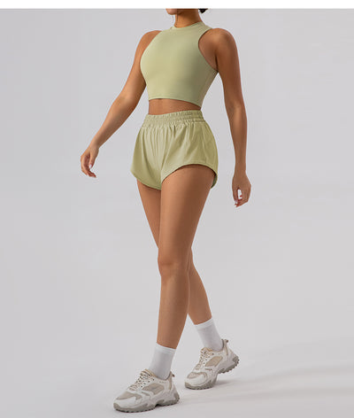Women's Loose High Waisted Yoga Shorts