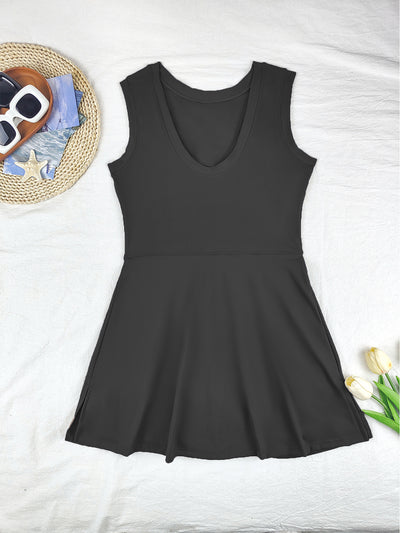 Fake Two-piece Anti-exposure Tight Exercise Fitness Yoga Tennis Skirt Sport Dress