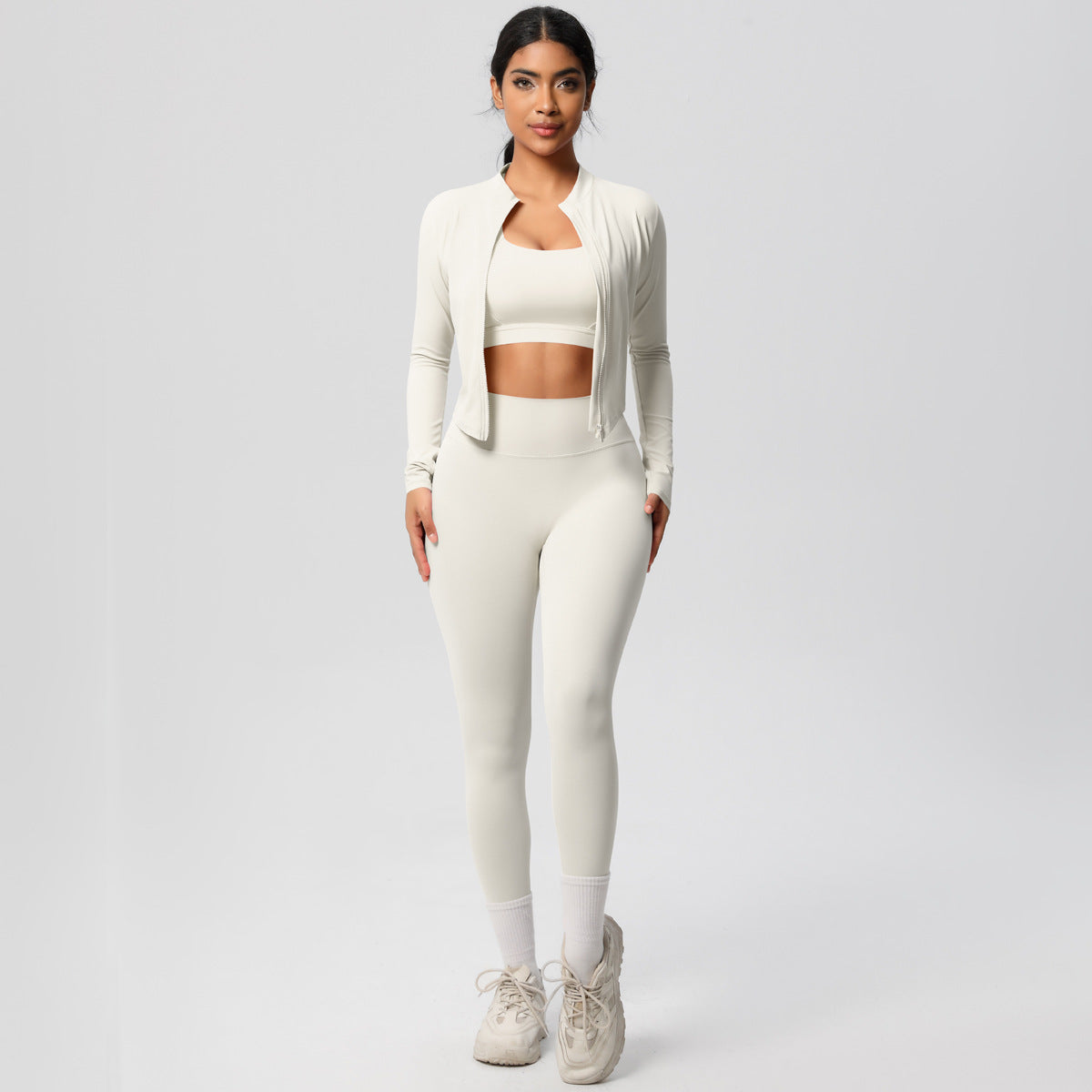 Outdoor Sports Tight-fitting Yoga Outfit Set