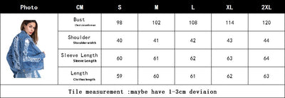 European And American Worn Plus Size Denim Clothing For Women