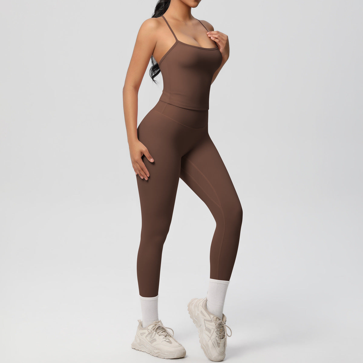 Back Tight Exercise Yoga Clothes Suit
