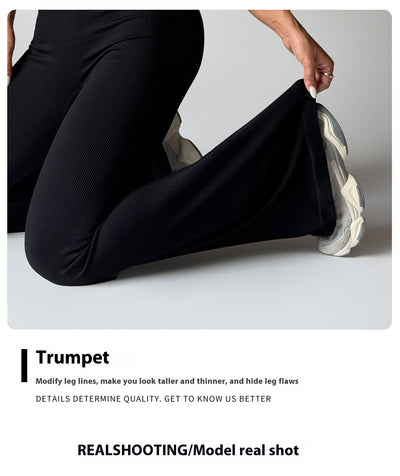 Hip Lifting Flared Feet Tight Yoga Jumpsuit