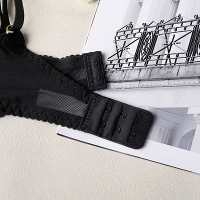 Embroidered Hollow-Out Bra Set Lingerie For Intimate Moments