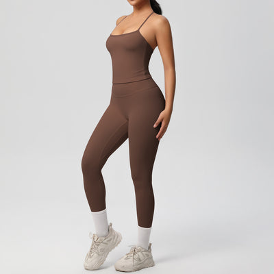 Back Tight Exercise Yoga Clothes Suit