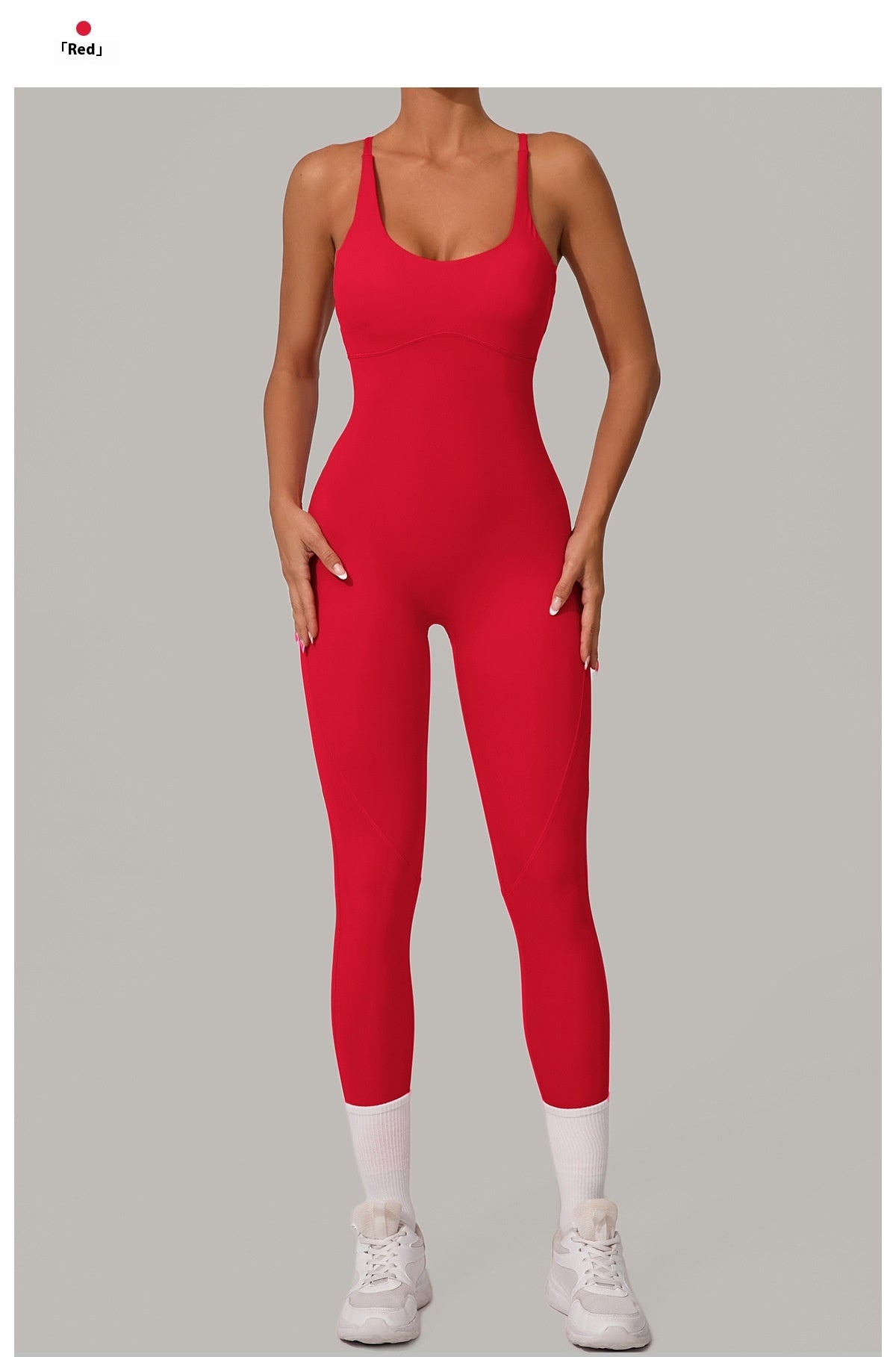Women's Solid Color Casual Cross Back Summer Jumpsuit