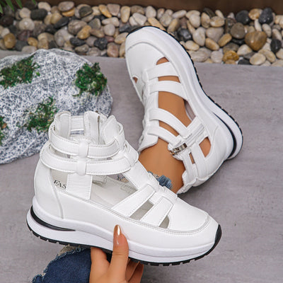 Women's Close-toed Hollow-out Sandals Summer Fashion Platform Shoes
