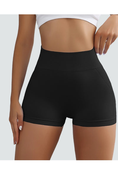 Sports High Elastic Yoga Shorts
