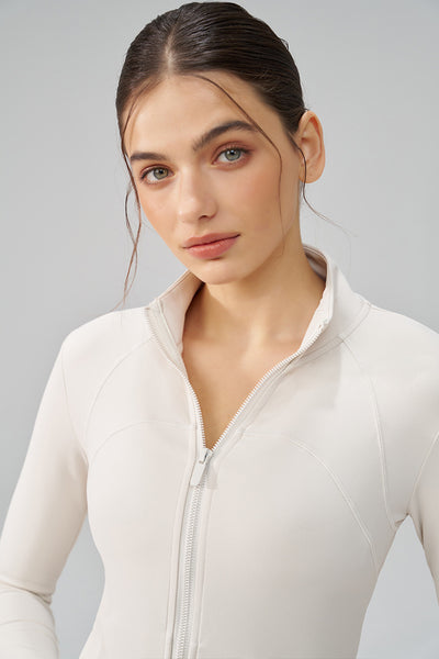 Thickened Thin Fleece Autumn And Winter Fingerless Yoga Top