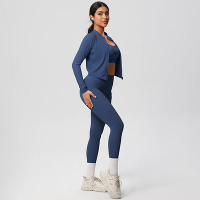 Outdoor Sports Tight-fitting Yoga Outfit Set