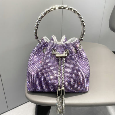European And American Shiny Diamond Handbag For Women