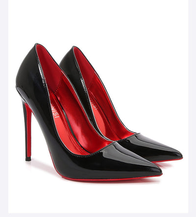 Large Size Pointed Toe 12cm Stiletto Heel High Heels
