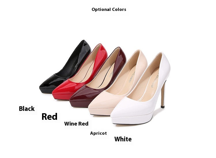 Pointed Toe Catwalk Fashion Career Stilettos High Heels