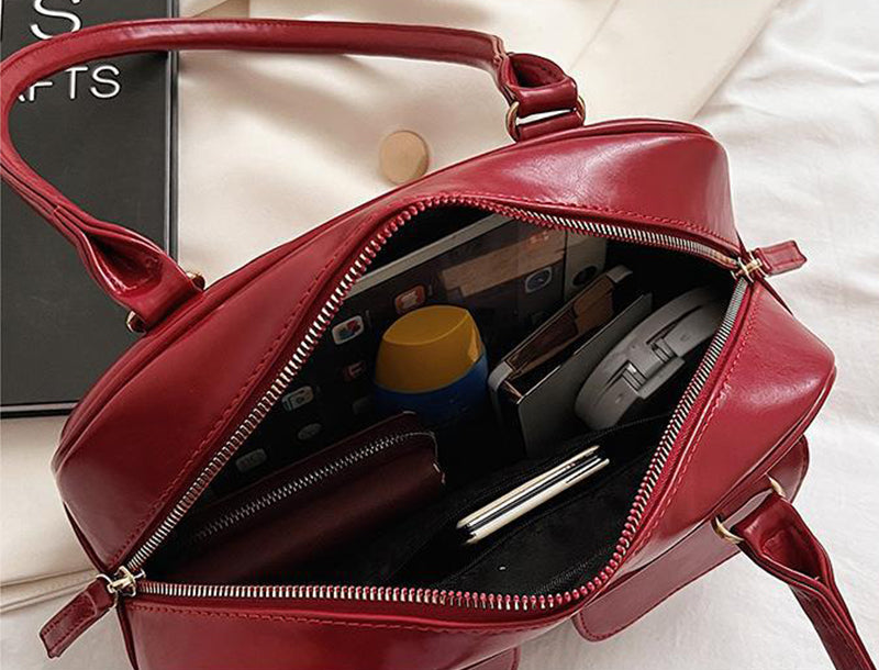 Multi-pocket Design Shoulder Bag Fashion Versatile Square Handbags Women Underarm Bags