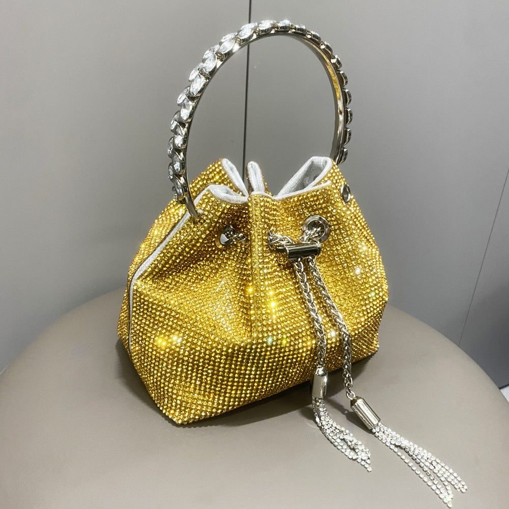 European And American Shiny Diamond Handbag For Women